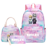 Roblox Schoolbag Backpack Lunch Bag Pencil Case 3pcs Set for Students